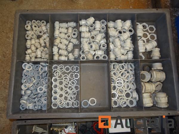 Grote foto 7 stapelbare opbergbakken met inhoud doe het zelf en verbouw onderdelen en accessoires