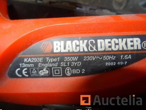 Grote foto black decker bandschuurmachine ka293e doe het zelf en verbouw onderdelen en accessoires
