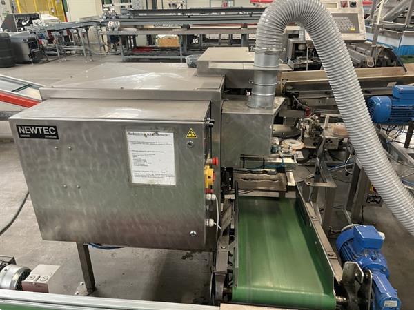 Grote foto newtec 2014a afweegmachine met elevator en zakkenvulmachine voor appels agrarisch tuinbouw