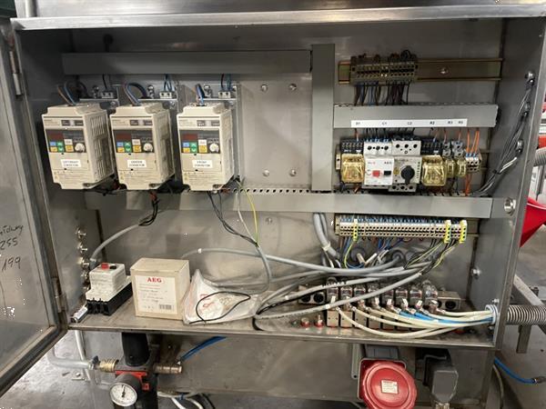 Grote foto newtec 2014a afweegmachine met elevator en zakkenvulmachine voor appels agrarisch tuinbouw