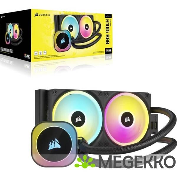 Grote foto corsair icue link h100i rgb computers en software overige computers en software