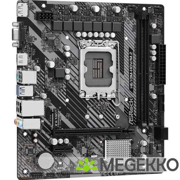 Grote foto asrock h610m hdv m.2 r2.0 computers en software moederborden