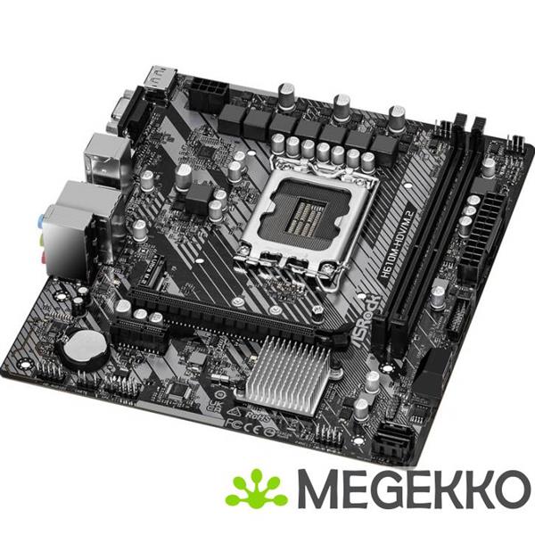 Grote foto asrock h610m hdv m.2 r2.0 computers en software moederborden