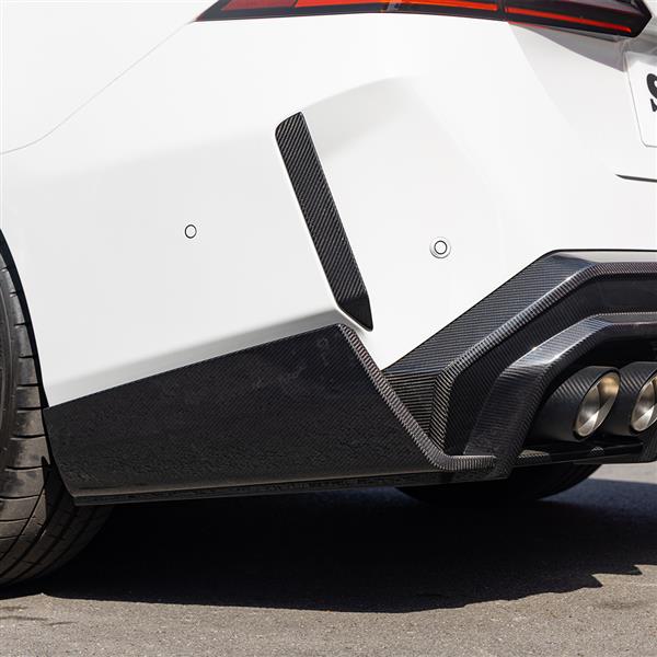 Grote foto dit betreft een set bmw g90 g99 m5 sq carbon reflector cover achterbumper auto onderdelen tuning en styling