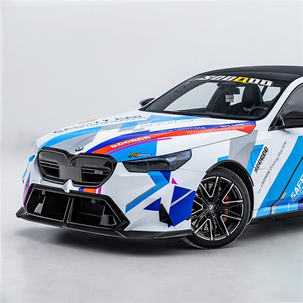 Grote foto dit betreft een bmw g90 g99 m5 sq carbon voorlip splitter v1 v2 auto onderdelen tuning en styling
