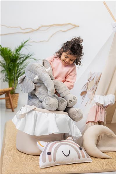 Grote foto set xxl tipi tent cute frills met accessoires xxl set tipi tent speelmat 4 kussens speelmand kinderen en baby overige