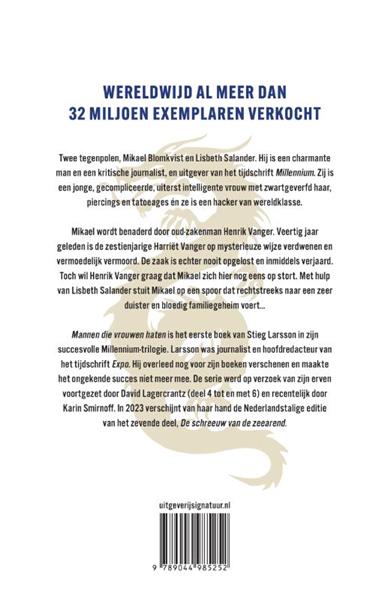 Grote foto mannen die vrouwen haten millennium 1 boeken thrillers