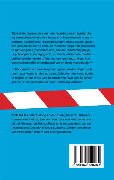 Grote foto pandemische chaos boeken politiek en maatschappij