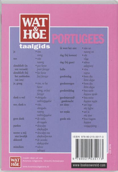 Grote foto wat hoe taalgids portugees wat hoe taalgids boeken overige boeken
