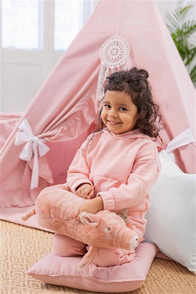 Grote foto set xxl tipi tent ms. bow met accessoires xxl set tipi tent speelmat 3 kussens speelgoedmand kinderen en baby overige