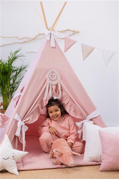 Grote foto tipi tent strikje met accessoires tipi tent 2 kussens en speelmatras kinderen en baby overige
