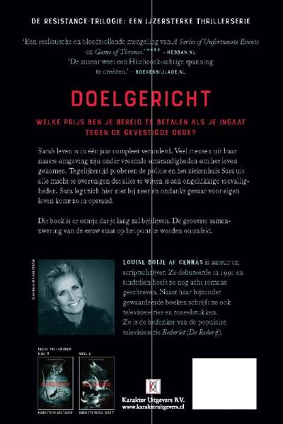 Grote foto doelgericht de resistance trilogie 3 boeken thrillers