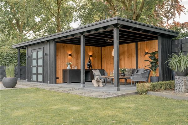 Grote foto maatwerk houten tuinhuizen blokhutten. tuin en terras tuinhuisjes en blokhutten