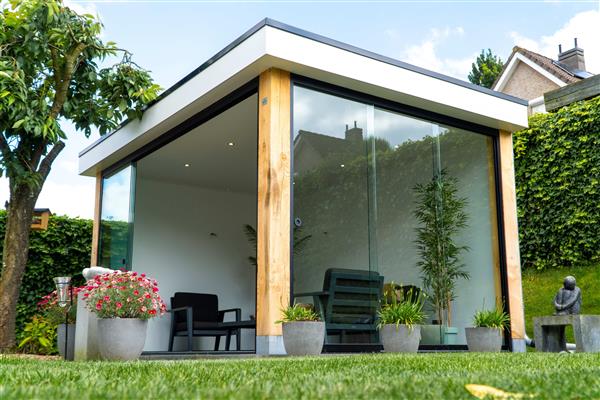 Grote foto maatwerk houten tuinhuizen blokhutten. tuin en terras tuinhuisjes en blokhutten