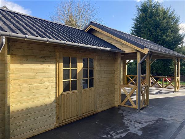 Grote foto maatwerk houten tuinhuizen blokhutten. tuin en terras tuinhuisjes en blokhutten