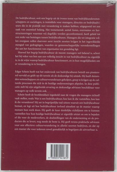 Grote foto de bedrijfscultuur als ziel van de onderneming boeken overige boeken