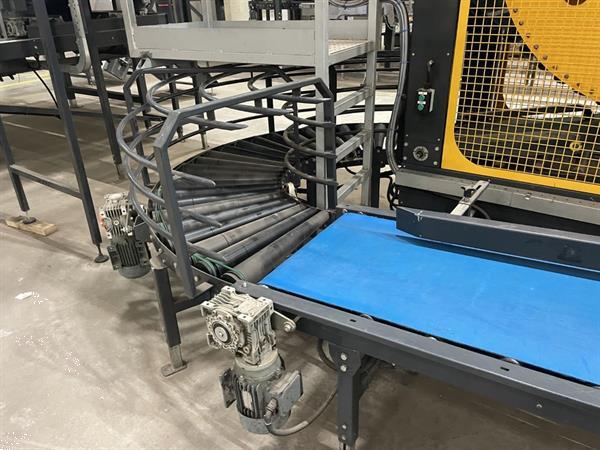 Grote foto tarend rcd roterende dozenlediger voor fruit in dozen van 40 60 cm breed compleet met rolleninspec agrarisch tuinbouw