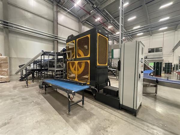 Grote foto tarend rcd roterende dozenlediger voor fruit in dozen van 40 60 cm breed compleet met rolleninspec agrarisch tuinbouw