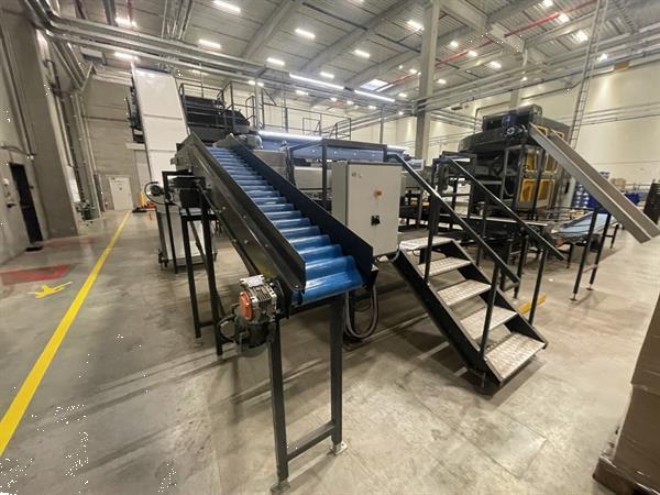 Grote foto tarend rcd roterende dozenlediger voor fruit in dozen van 40 60 cm breed compleet met rolleninspec agrarisch tuinbouw