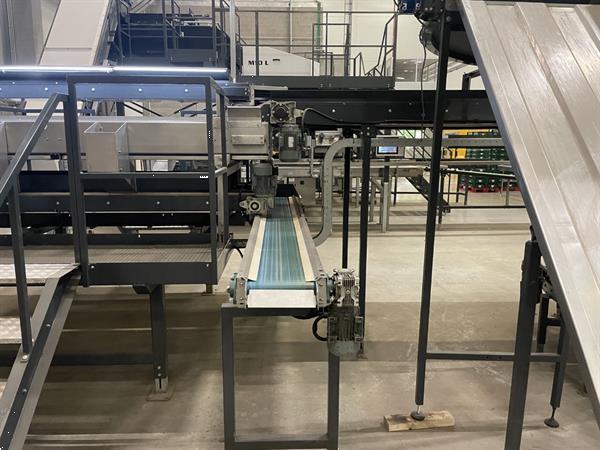 Grote foto tarend rcd roterende dozenlediger voor fruit in dozen van 40 60 cm breed compleet met rolleninspec agrarisch tuinbouw