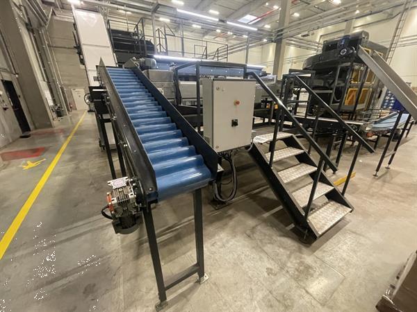 Grote foto tarend rcd roterende dozenlediger voor fruit in dozen van 40 60 cm breed compleet met rolleninspec agrarisch tuinbouw