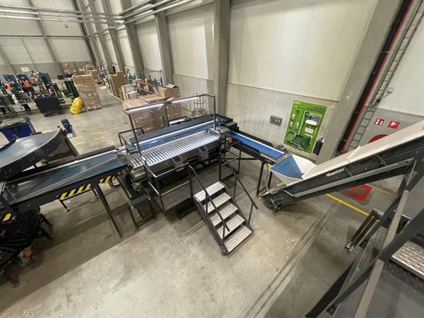 Grote foto tarend rcd roterende dozenlediger voor fruit in dozen van 40 60 cm breed compleet met rolleninspec agrarisch tuinbouw