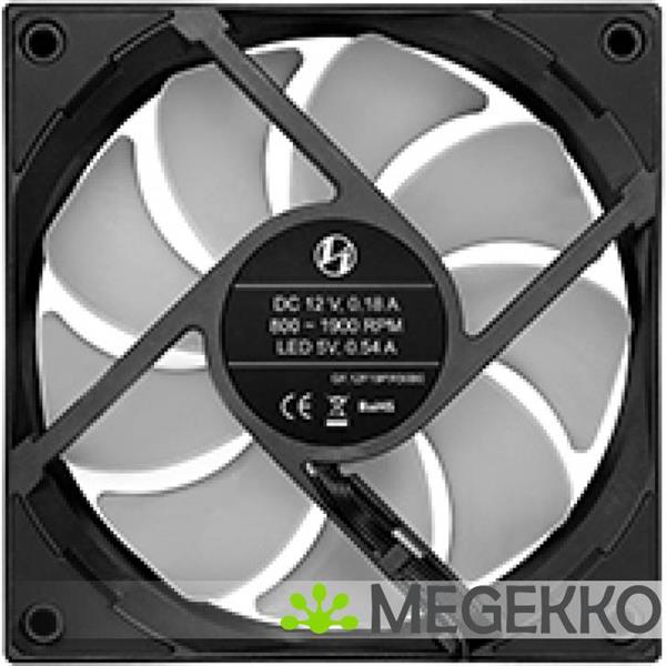 Grote foto lian li st120 rgb pwm fans 3 pack black computers en software overige computers en software