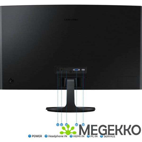 Grote foto samsung essential s3 ls27d360gauxen 27 full hd 100hz curved va monitor computers en software overige computers en software