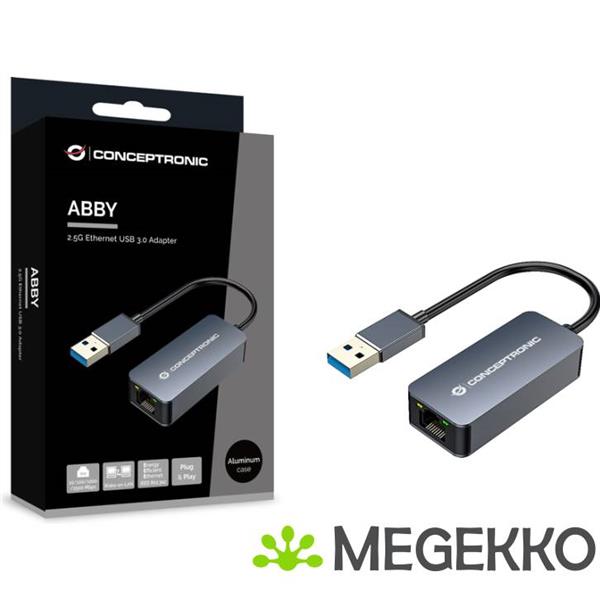 Grote foto conceptronic abby12g netwerkkaart ethernet 2500 mbit s computers en software netwerkkaarten routers en switches