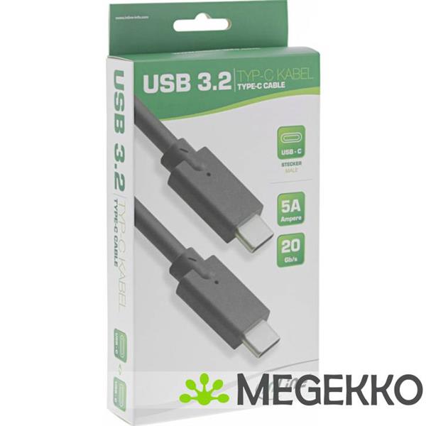Grote foto inline 35704a usb kabel 1 5 m usb 3.2 gen 2 3.1 gen 2 usb c zwart computers en software overige computers en software