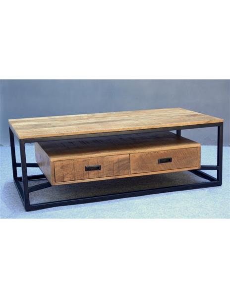 Grote foto salontafel len 2 lades 120x60x45 cm huis en inrichting eettafels