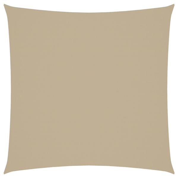Grote foto vidaxl zonnescherm vierkant 2x2 m oxford stof beige tuin en terras overige tuin en terras