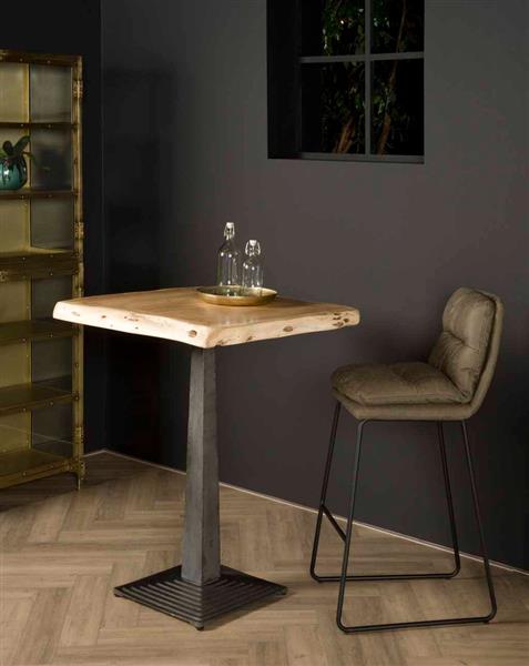 Grote foto bartafel bistro 80 cm acacia hout huis en inrichting eettafels