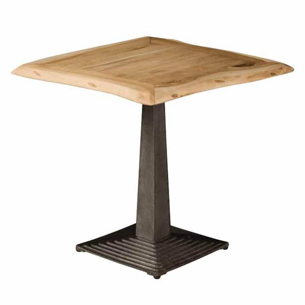 Grote foto caf tafel bistro 80 cm acacia hout leverbaar vanaf week 31 huis en inrichting eettafels
