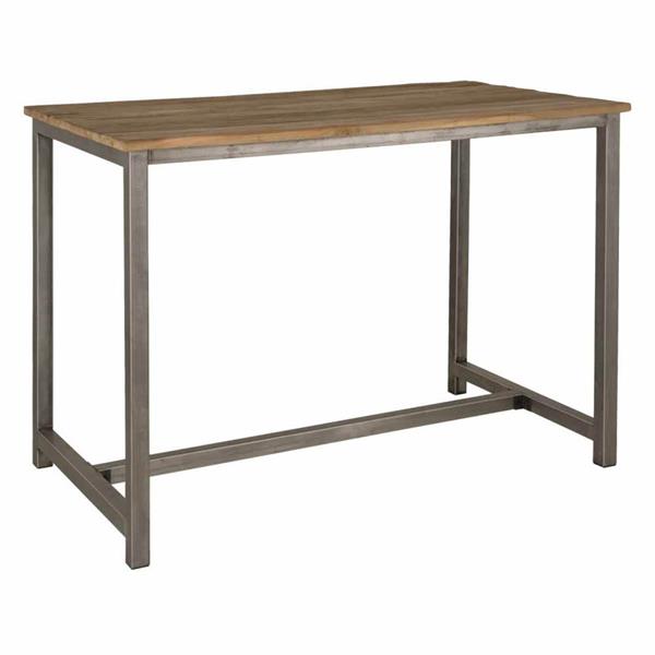Grote foto bartafel venetie 160 cm gerecycled teakhout huis en inrichting eettafels