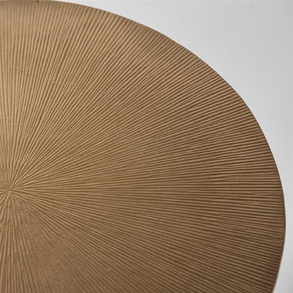 Grote foto bijzettafel nobby 40x40x50 cm antiek goud metaal huis en inrichting eettafels