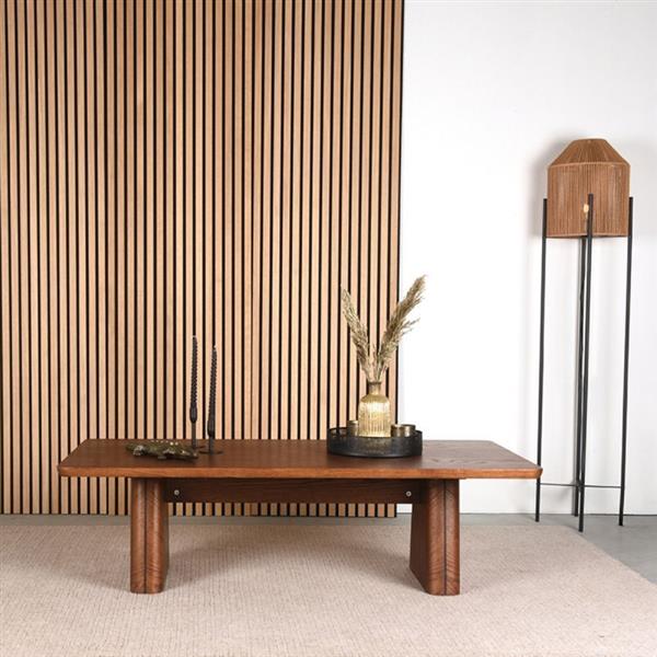 Grote foto salontafel jule 140x70x40 cm walnoot eikenhout huis en inrichting eettafels