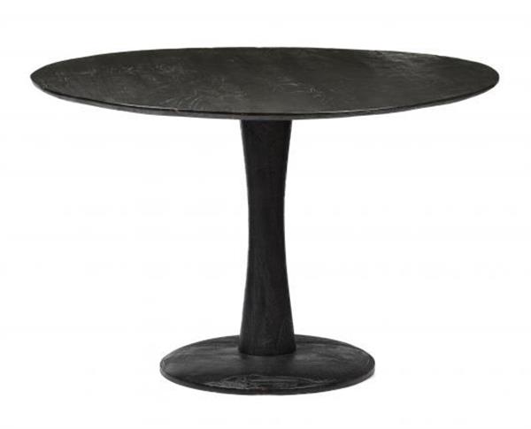 Grote foto eettafel brix vivian black 120 cm huis en inrichting eettafels