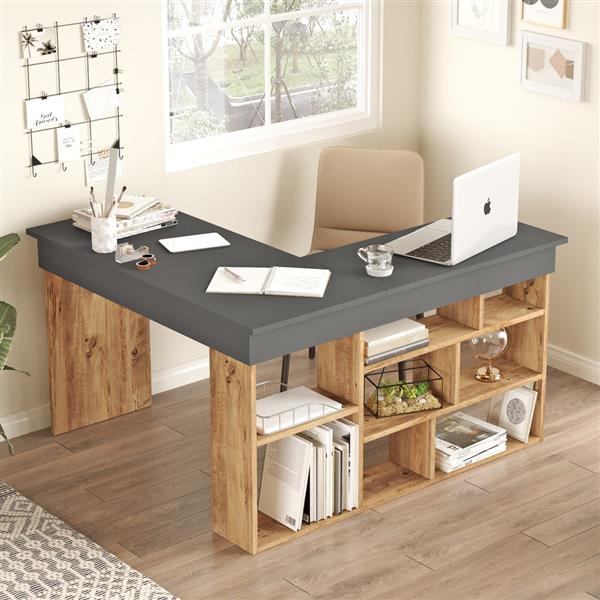 Grote foto bureau cito pine antraciet huis en inrichting stoelen