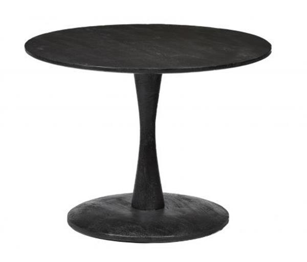 Grote foto salontafel brix vivian 50x50x45 cm zwart mangohout huis en inrichting eettafels