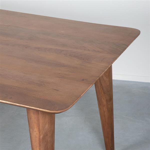 Grote foto eettafel fly 220x100x76 cm nature smooth mangohout huis en inrichting eettafels
