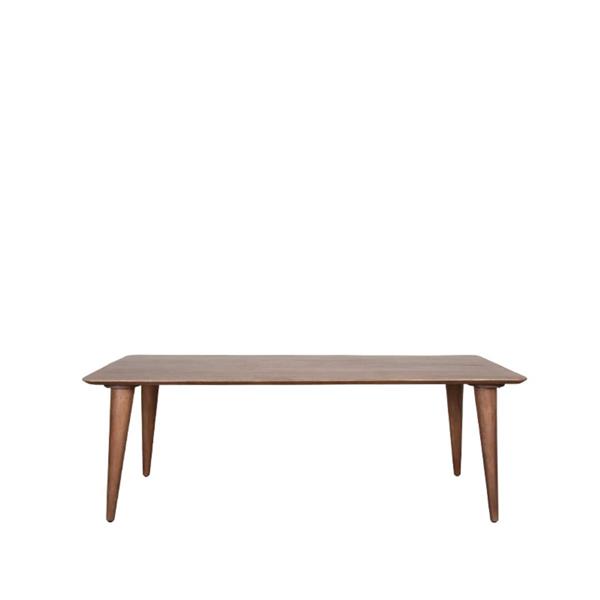 Grote foto eettafel fly 220x100x76 cm nature smooth mangohout huis en inrichting eettafels
