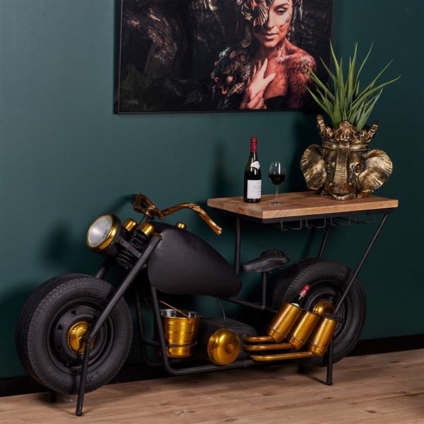 Grote foto industri le motor harley 175x43x84 cm huis en inrichting eettafels