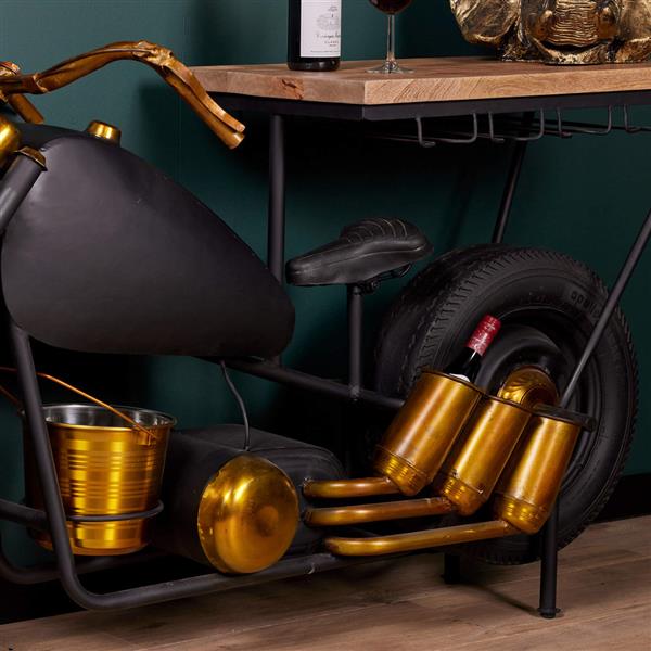 Grote foto industri le motor harley 175x43x84 cm huis en inrichting eettafels