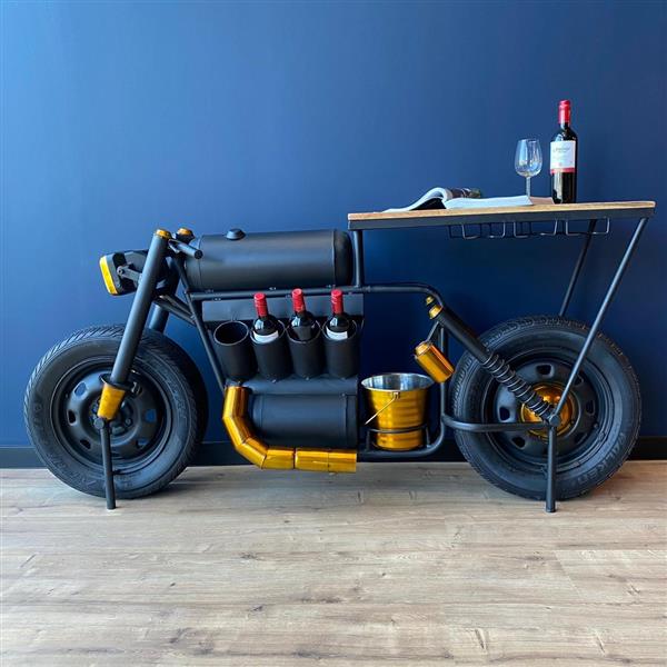 Grote foto motor industrieel huis en inrichting eettafels