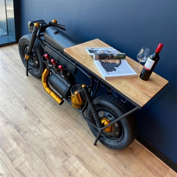 Grote foto motor industrieel huis en inrichting eettafels