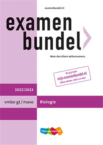 Grote foto examenbundel vmbo gt mavo biologie 2022 2023 boeken overige boeken