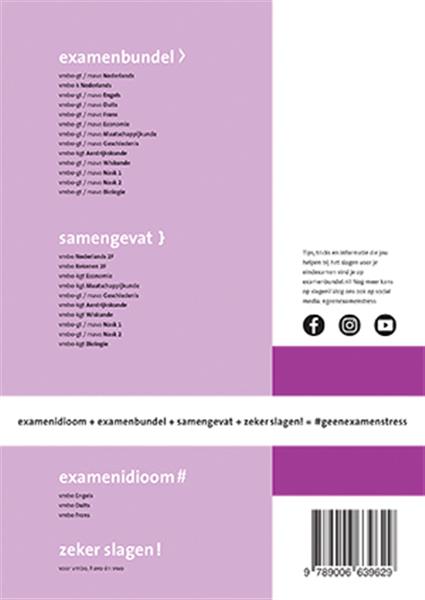 Grote foto examenbundel vmbo gt mavo biologie 2022 2023 boeken overige boeken