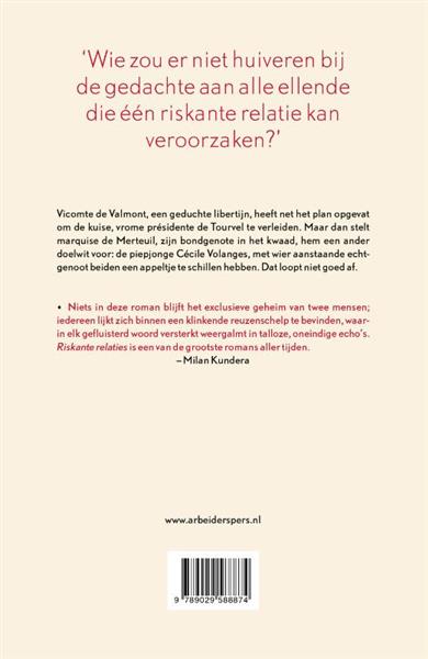 Grote foto riskante relaties of brieven verzameld in bepaalde kring en tot lering van enkele andere openbaar g boeken overige boeken