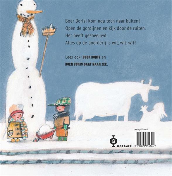 Grote foto boer boris in de sneeuw boer boris boeken jeugd 13 jaar en ouder
